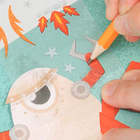 トライブ おもちゃ 転写シールあそび クリエイト ロボット 410392 1個（直送品）