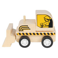 トライブ おもちゃ はたらくくるま工事現場 ブルドーザー 木製 410536 1個（直送品）