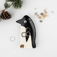 Hannah Turner トレイ Trinket Dish 動物 Penguin 424017 1個（直送品）