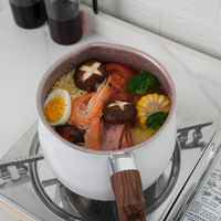 ユニカ マルチポット 15cm IH対応 ピンクマーブル マルチポットパン 486091 1個（直送品）