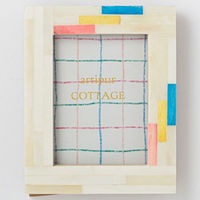 東京かんかん フォトフレーム ボーンミニフレーム L 名刺 チェキ キャメルボーン アイボリー 487206 1個（直送品）