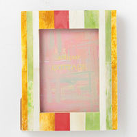 東京かんかん フォトフレーム ボーンミニフレーム L 名刺 チェキ キャメルボーン ミックス 487207 1個（直送品）