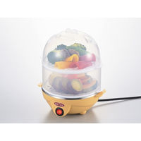 タマハシ 電気蒸し器 2段 プエル クイックミニスチーマー 490746 1個（直送品）