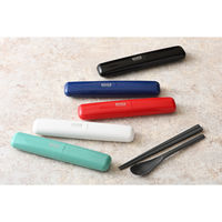 イエロースタジオ 箸&スプーンコンビセット 25EDGE ブルー 490799 1個（直送品）