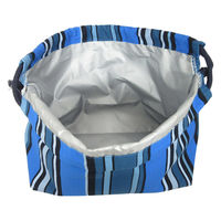 イエロースタジオ 保冷ランチ巾着 25EDGE 弁当袋 ブルー 490804 1個（直送品）