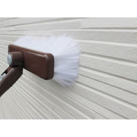 アズマ工業 外壁ブラシ ヘッド 角度がかわる ロング 高所 網戸 シャッター カビ 491084 1個（直送品）