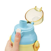スケーター 水筒 480ml 直飲プラワンタッチボトル ジョージ アルファベット 493347 1個（直送品）