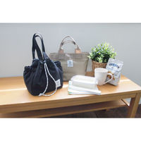 ティーライフ ランチバッグ ヘンリースタジオ ランチトートバッグ 保冷 ブラック 493366 1個（直送品）