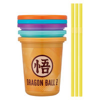 スケーター タンブラー 320ml ストロー付タンブラー 3個入 ドラゴンボールZ 494189 1個（直送品）