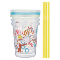 スケーター タンブラー ストロー付タンブラー 3個セット ジョージ アルファベット 494235 1個（直送品）