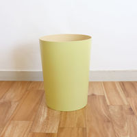 小久保工業所 ゴミ箱 7L マカロンダストボックス 丸型 パステルカラー イエロー 494367 1個（直送品）