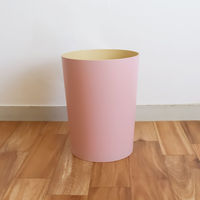 小久保工業所 ゴミ箱 7L マカロンダストボックス 丸型 パステルカラー ピンク 494366 1個（直送品）
