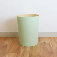 小久保工業所 ゴミ箱 7L マカロンダストボックス 丸型 パステルカラー グリーン 494368 1個（直送品）