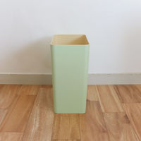 小久保工業所 ゴミ箱 7L マカロンダストボックス 角型 パステルカラー グリーン 494373 1個（直送品）