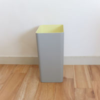 小久保工業所 ゴミ箱 7L マカロンダストボックス 角型 パステルカラー グレー 494374 1個（直送品）