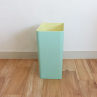 小久保工業所 ゴミ箱 7L マカロンダストボックス 角型 パステルカラー ブルー 494375 1個（直送品）