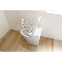 ヨコズナクリエーション 便座クッション さらふわ モフサンド マカロンにゃん 494780 1個（直送品）