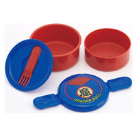 スケーター 弁当箱 二段 500ml 丸型ランチボックス2段 ドラゴンボール魔 493426 1個（直送品）