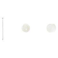 ハイロジック スチールシェルフ コの字 280x100x150mm ホワイト 59055 1個（直送品）