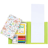 トライブ お絵描きセット イラストの描きかたノート ワイルド キングダム 5歳 410444 1個（直送品）