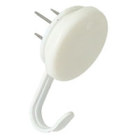 ハイロジック 打ち込みピンフック ホワイト 2個入 32543 1個（直送品）