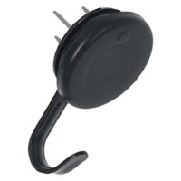 ハイロジック 打ち込みピンフック ブラック 得用 12個入 32546 1個（直送品）