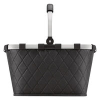 reisenthel 買い物かご ライゼンタール CARRYBAG RHOMBUS BLACK 438102 1個（直送品）