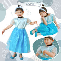 アーテック キッズコスプレ衣装 プリンセスドレス クリスタル 18643 1セット(1包×2)（直送品）