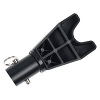 ハイロジック つっぱり建具ガード ブラック 1本入 60497 1個（直送品）