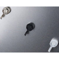 ハイロジック 強力マグネットフック Φ15 ホワイト 2個入 32505 1個（直送品）