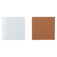 ハイロジック スチールパネル 20x20cm 2枚入 ホワイト 59030 1枚（直送品）