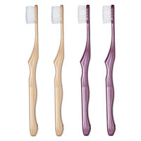 歯ブラシ 個包装 ラピス ザ・幅広ブラシ　デカヘッド アソート4本セット