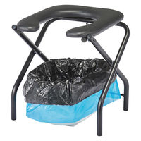 山崎産業株式会社 折りたたみチェアVN トイレ型 YB-164L-ID 1台（直送品）