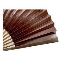 京扇堂 9寸5分 唐木渋扇 茶 0004365-K 1セット(2箱入)（直送品）