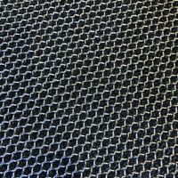 三和 玄関マット 80×120cm ブラック 屋外 室内 滑り止め 無地 シンプル TL120B 1ケース(6枚)（直送品）