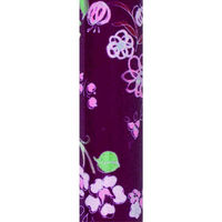 フジホーム 杖 かるがも ファム2 ステッキ 折りたたみ 軽量 女性 介護 おしゃれ 小花ワイン 340619 1個（直送品）