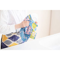 三陽商事 風呂敷 ランチクロス お弁当 50cm 中巾 京の両面おもてなし 桜 ライトブルー 364259 1個（直送品）