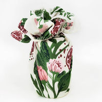 風呂敷 抗菌 ランチクロス お弁当 50cm 中巾 Sarahbel the timeless Garden ホワイト 364471 1個（直送品）