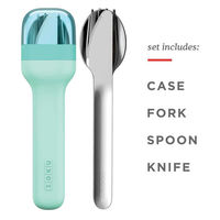 ZOKU カトラリーセット ナイフ フォーク スプーン ゾク ポケットユーテンシルセット ティール 365771 1個（直送品）