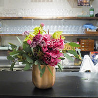 ホワイエ 植木鉢 AM3.5ベース アルミ 直径13×高さ13cm ゴールド 410508 1個（直送品）