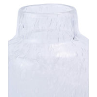 ホワイエ 花瓶 DGボトル ガラス 直径10.5x高さ16 クリアホワイト 413787 1個（直送品）