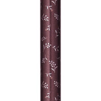 フジホーム 杖 ベーシック 折りたたみ 軽量 女性 おしゃれ ステッキ 介護 ワインレッド 417608 1個（直送品）