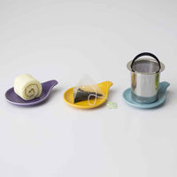 Tokyo Tea Trading インフューザーホルダー 10cm ベーシック 陶器 パープル 423611 1個（直送品）