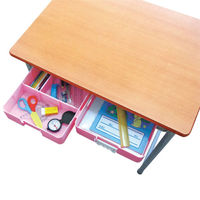 デビカ お道具箱 つながるパッチンおどうぐばこ 手さげ付き a4 プラスチック 小学校 ピンク 427481 1個（直送品）