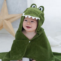 ディーゴ ベビータオル フード バスタオル 出産祝い おくるみ アリゲーター 432984 1個（直送品）