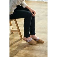 ResoTrading スリッパ ロータス 22.0~24.5cm アジアン 花柄 グレー 433177 1個（直送品）