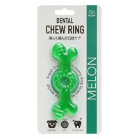 ルークラン おもちゃ ペット ループ デンタル チューリング 歯磨き 犬 メロン 441423 1個（直送品）