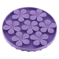 ルークラン フードボウル 早食い防止 ループ スナフマット コローラ シリコン 犬 猫 ペット ライラック 447604 1個（直送品）