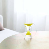 ルークラン 逆砂時計 観賞用 アプリクス ゴーアップ ディスク ライム 449302 1個（直送品）