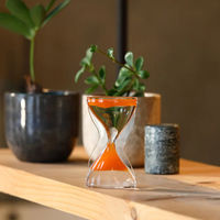 ルークラン 逆砂時計 観賞用 アプリクス ゴーアップ フロー オレンジ 449309 1個（直送品）